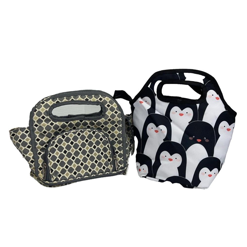 Lot Of 2 Excellent Condition Lunch Bags